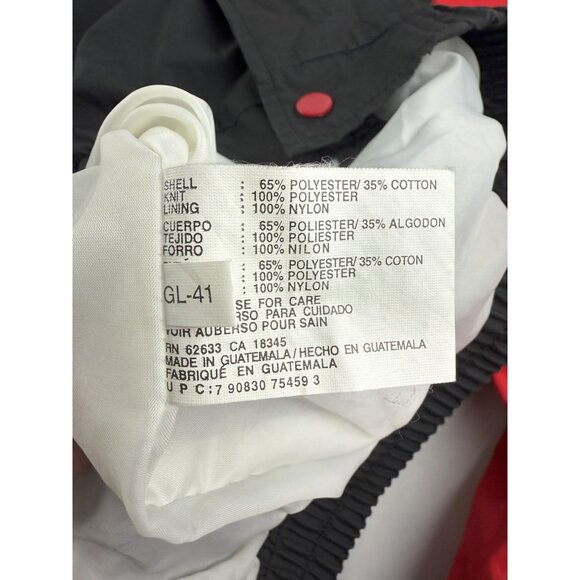 Georgia Bulldogs Jacket Men's Large Black Red Vintage Official Fan Sportswear - Picture 5 of 8